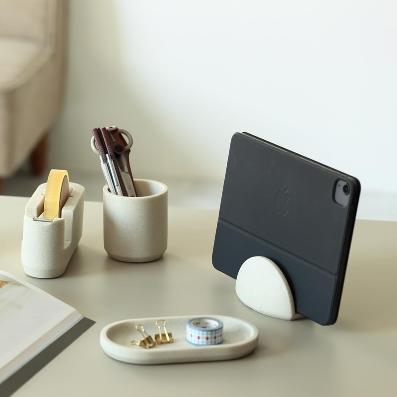 ideaco Tabletop Stationery Accessory Tray, Width 7.1 x Depth 3.9