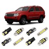 BRISHINE White Interior LED Lights Kit for Jeep Grand Cherokee