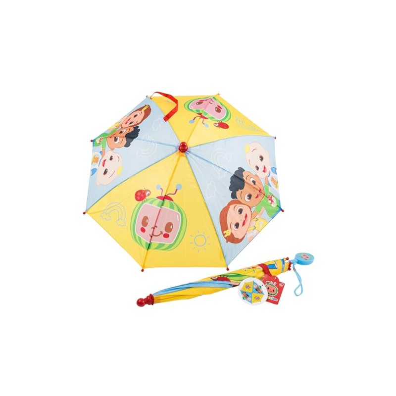 Berkshire Fashions Cocomelon 21" Foldable Kids Umbrella