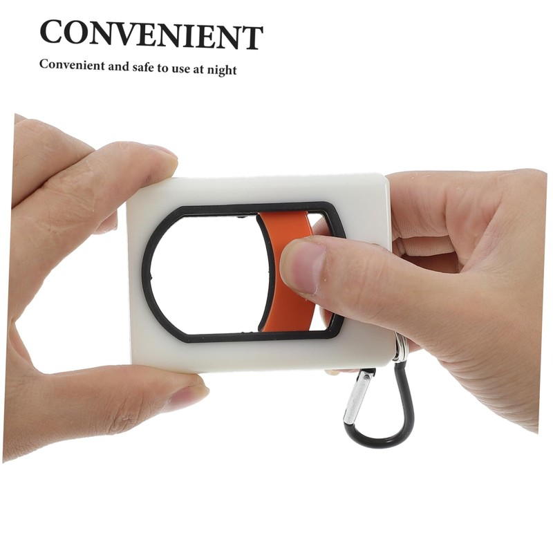 ORFOFE Cord Organizer for Desk Plastic Clip Zip Ties Luminous