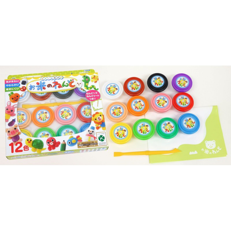 銀鳥産業 ギンポー お米のねんど 12色 A-NRD12ZF