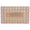 Crystal Tissue Box Holder, Rectangular Tissue Organizer Crystal Facial Tissue