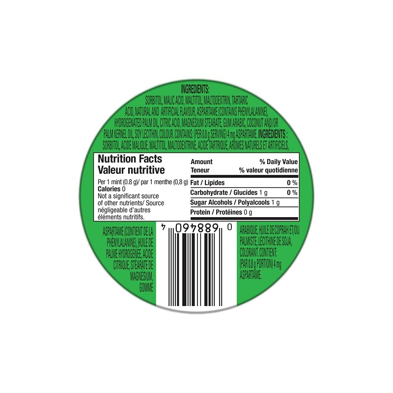 Ice Breakers Sour Fruits, 43g/1.5oz Pucks, (6ct) {Imported from Canada}
