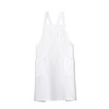 Bonmax FK7163 Back Cross Bib Apron, 15 White, One Size