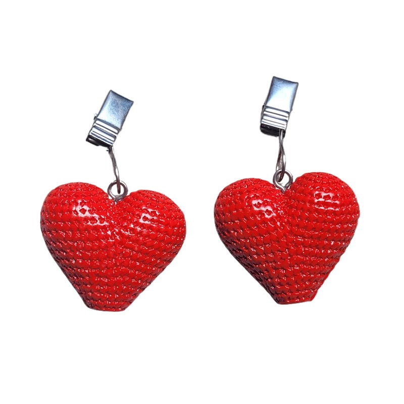 Twofish Home - Juego de 4 clips de resina de