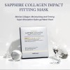 WellDerma Premium Sapphire Collagen Impact Fitting Mask 25g x 4ea