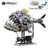 Mechanical Sea Animal Building Blocks for DIY Construction – Motorized