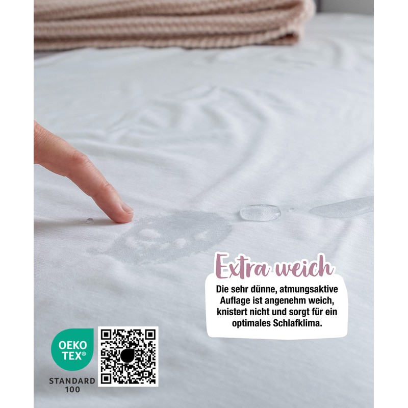 Ehrenkind® Mattress Protector 180 x 200 cm, 100% Lyocell +