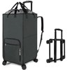 Bukere Extra Large 3 in 1 Rolling Laundry Backpack Bag