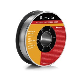 Flux Core Welding Wire .030, E71T-GS 030" -Diameter 2-Pound Flux Core Mig Wire,Strong ABS Plastic Spool with Low Splatter Welding Wire