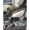 BystralX Center Console Cover Nappa Leather Armrest Cover Compatible with