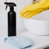 Cindy's Tape Plastic Spray Bottles Black for Cleaning Solutions 16