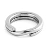 Alwonder 100 Pack Fishing Split Rings Stainless Steel Lure Rings,