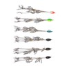 6 Pcs Umbrella Rigs with Sequin Fishing Rigs Lure 5