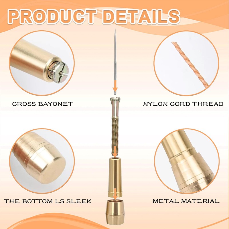 Leather Sewing Kit Professional - Sewing Kit for Leather and