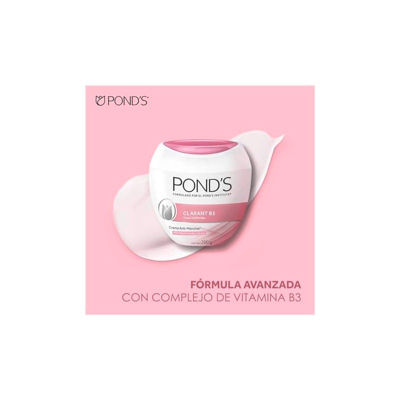 Crema Facial Ponds Antimanchas Clarant B3 200 g