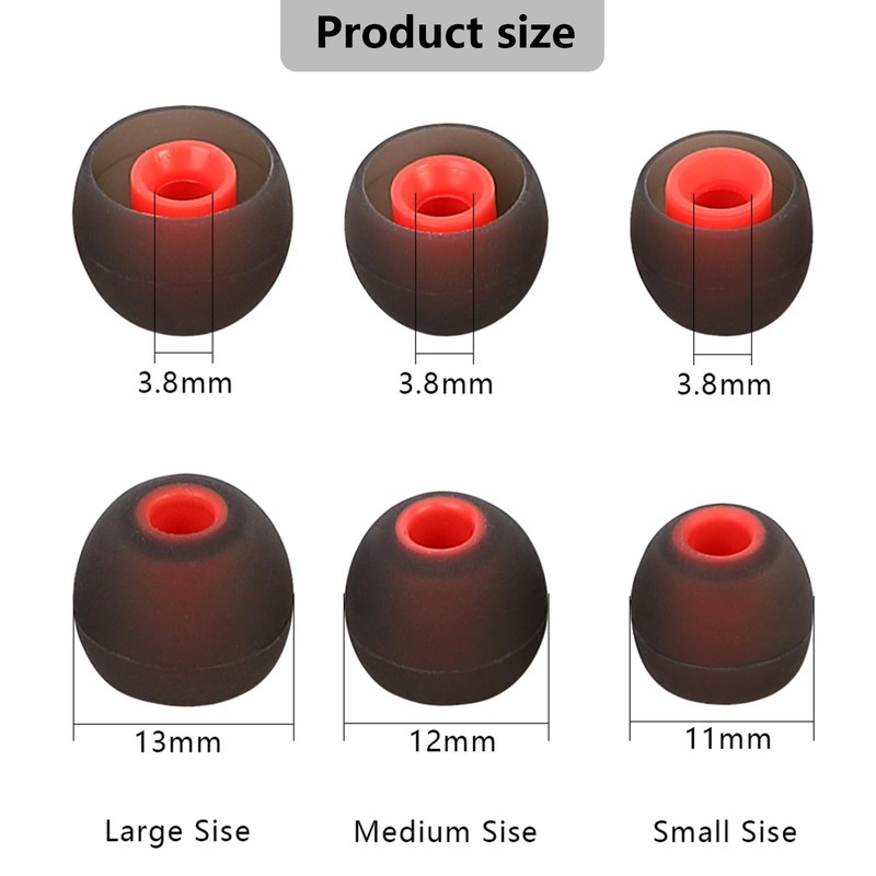 MMYQXI 54 PCS Earbud Replacement Tips Silicone Earbud Tips Earbud