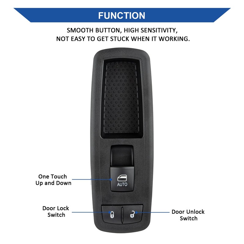 Obaee Front Passenger Side Window Switch for 2015-2017 Chrysler 200/300,