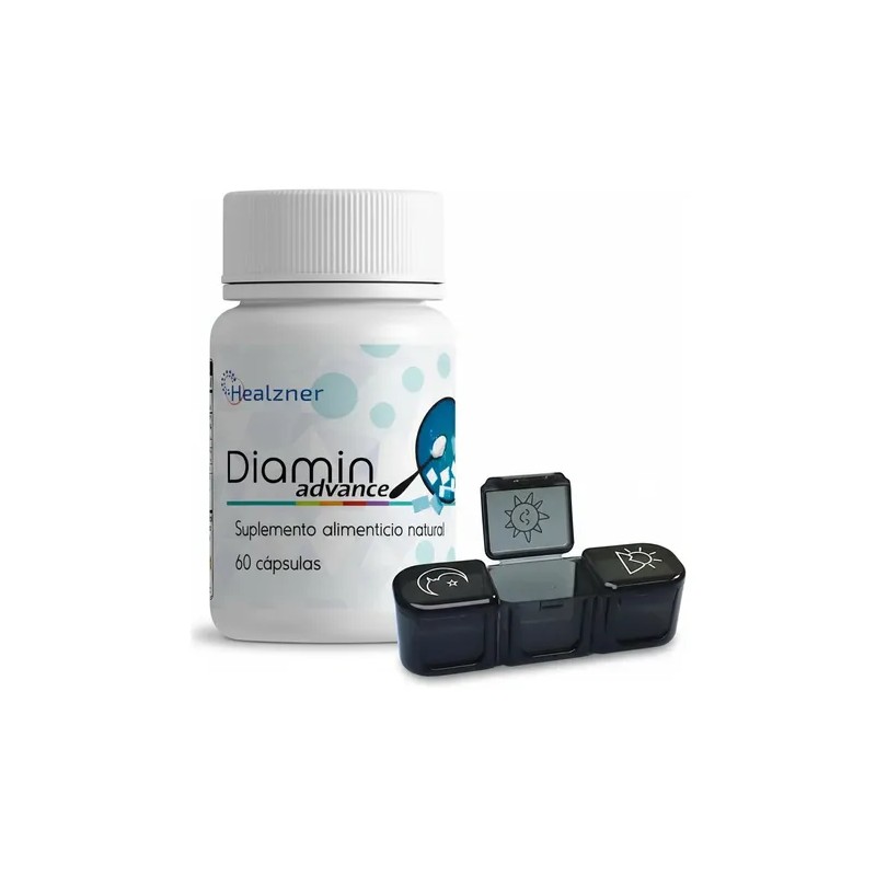 Diamin Advance | Suplemento | Pastillero | 60 Caps (1pza)