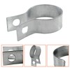 Wdwlbsm Brace Bands Chain Link Fence, Galvanized Steel Chain Link
