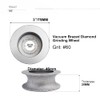 SHDIATOOL 3 Inch Profile Hand Diamond Wheel Height 25mm Half-Round