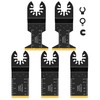 INMOZATA 8Pcs Multi Tool Blade Oscillating Multi Tool Accessories