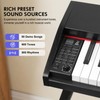 UISCOM Digital Piano Keyboard for Beginners,Full Size 88 Key Semi-Weighted