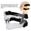 Sports Face Guard Adjustable Transparent Full Frame Nose Guard for