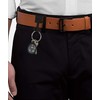 Lucky Line Key Safe Belt Key Ring Holder Slip On,