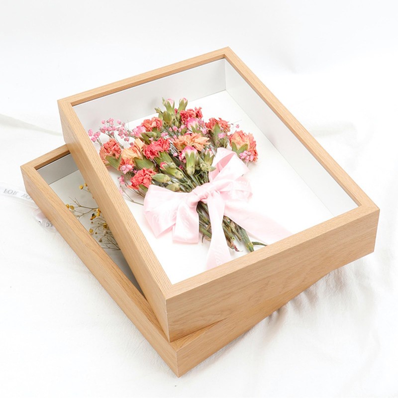 FAVORTALK Shadow Box Frame 8X8 Inch Display Box Shadow Boxes