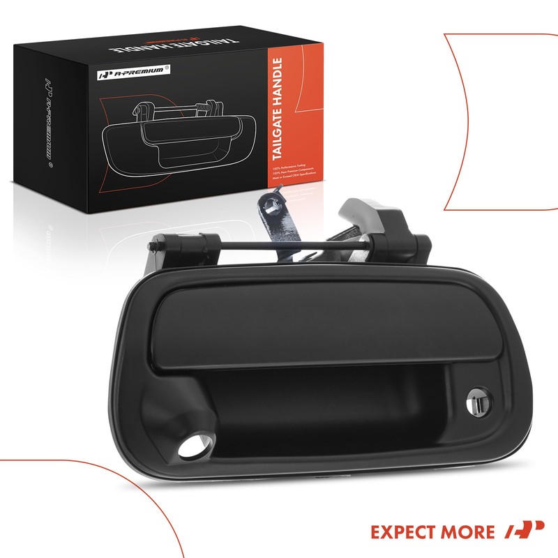 A-Premium Tailgate Handle Liftgate Latch Handle with Camera Hole &