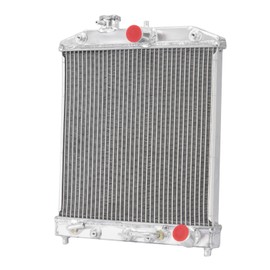 ASCIUTTA 1 Row Aluminum Radiator For 1992-2000 Honda Civic D15 D16 EK EG Integra Sol Del GS LS HX 1993 1994 1995 1996 1997 1998 1999 2000