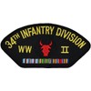 34th Infantry Division WWII Patch