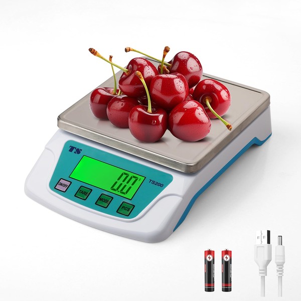 Kitchen Scales Digital 10kg 0.2g 22lb Coffee Weighing Scale With