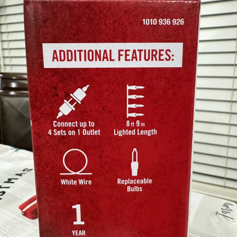 Home Accents Holiday 200 Ct Clear Incandescent Mini Icicle Lights