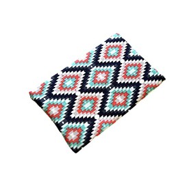 Blue and Pink Fabric Pocket Travel Tissue Holder