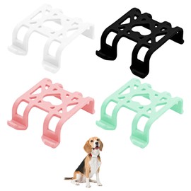 4 Pcs Dog GPS Trackers Rubber Clip Compatible with Tractive GPS, Rubber Mount for 4GTK911SA, Dog Tracker Clip Replacement, Firm and Soft, Not Easy to Fall Off for Pet