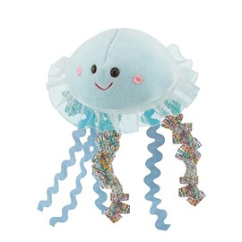 Trudi 51286 Sweet Collection Small Jellyfish Approx. 6 cm, Size XXS, Soft Toy with Soft Materials and Lovely Details, Washable Plush Toy for Children and Babies, Blue