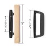 DECEBALUS Sliding Glass Patio Door Handle Replacement Set with Mortise