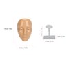 Makeup Practice Face Board 5D Silicone Mannequin Face for Eyes