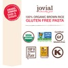 Jovial 100% Organic Gluten Free Brown Rice Pasta, Elbows, 4