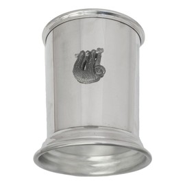 Sloth Mint Julep Cup English Pewter Cockatil Free Engraving Gift 435