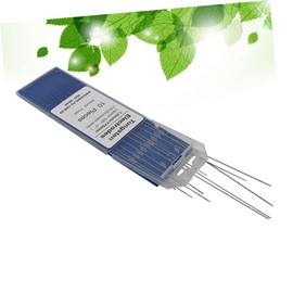 TEHAUX 10pcs Tig Welding Tungsten Zirconiated Arc-striking Welding Rods for Carbon and High Recrystallization Temperature Low Burn-off Rate