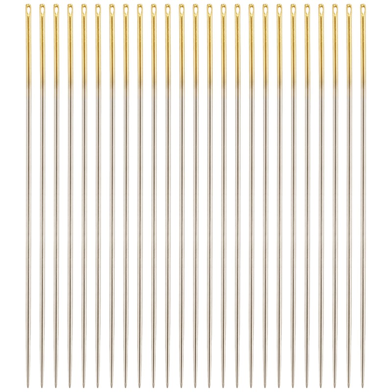 Clover 12-214 N-Gold Ear Needles, 25 Pieces
