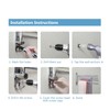 Adjustable Bathroom Towel Rack JSVER SUS304 Stainless Steel Towel Rack