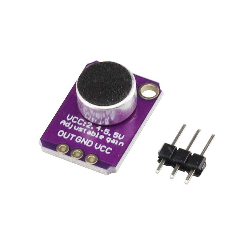 Ferwooh 3PCS Electret Microphone Amplifier Module MAX4466 Sound Sensor Module