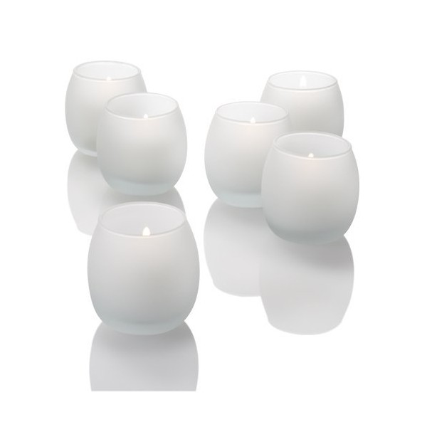 Eastland® Petite Hurricane Votive Holders Frosted Set of 36