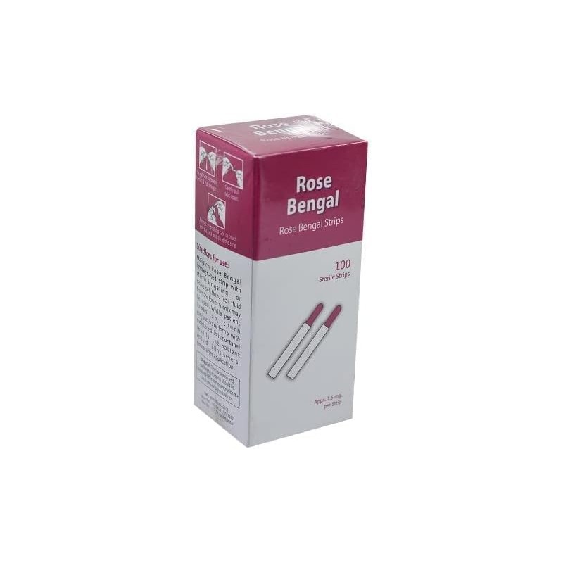 Ophthalmic Rose Touch (Rose Bengal Strips) - 100