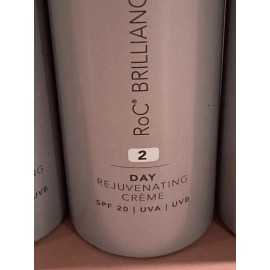 RoC 3 Bottles RoC Brilliance Night Recharging Creme .96 Oz Ea  Face Lotion Treatment