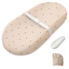 Blissful Diary Muslin Baby Changing Pad with Waterproof Lining Foam,
